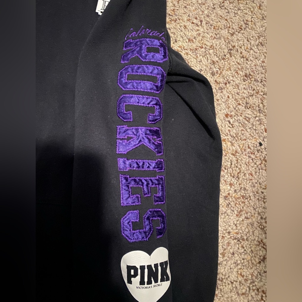 PINK Hoodie/Colorado Rockies